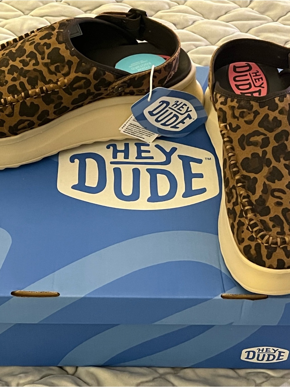Hey Dude Women’s Delray Leopard Print Clog - Size 9